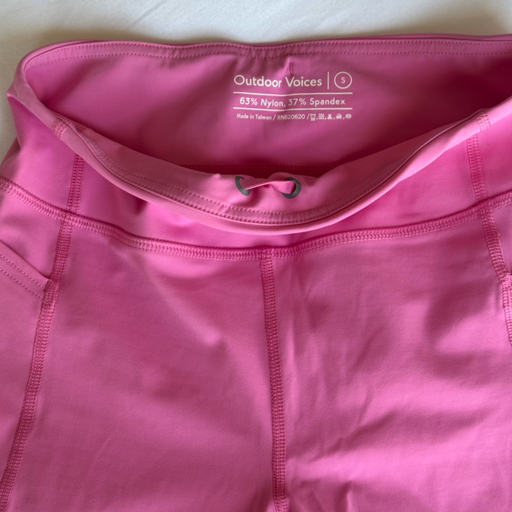 Outdoor Voices Women's Pink Shorts - Picture 4 of 5